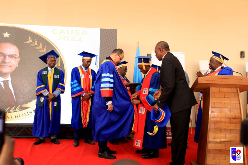 Slim Khalbous désormais Docteur Honoris Causa de la prestigieuse Université de Lubumbashi